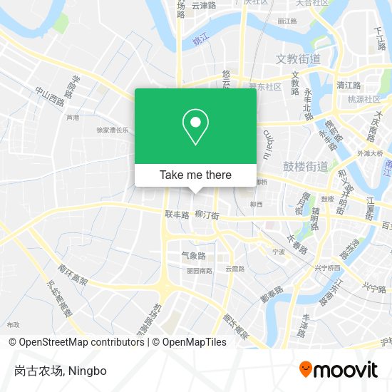 岗古农场 map