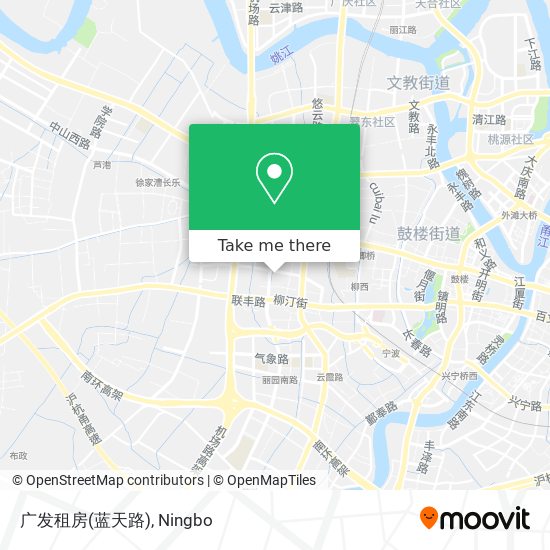 广发租房(蓝天路) map