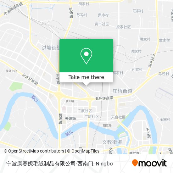 宁波康赛妮毛绒制品有限公司-西南门 map