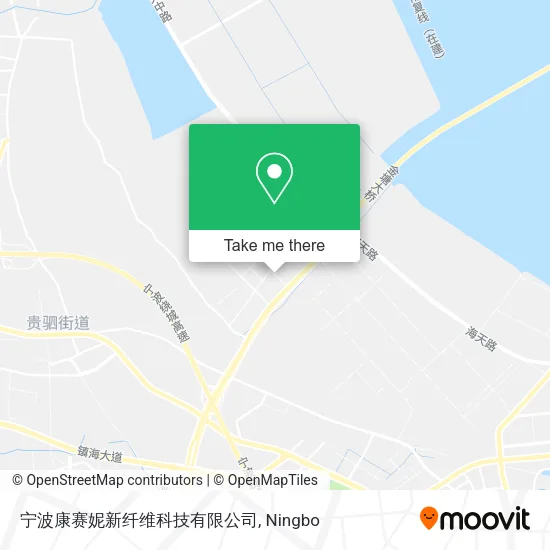 宁波康赛妮新纤维科技有限公司 map
