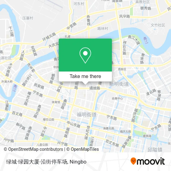 绿城·绿园大厦-沿街停车场 map