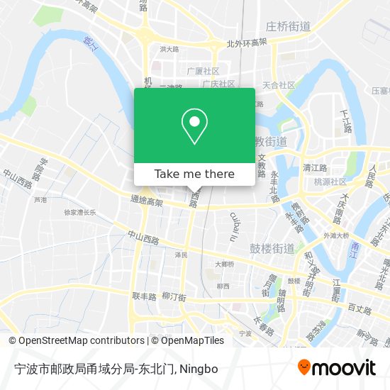 宁波市邮政局甬域分局-东北门 map
