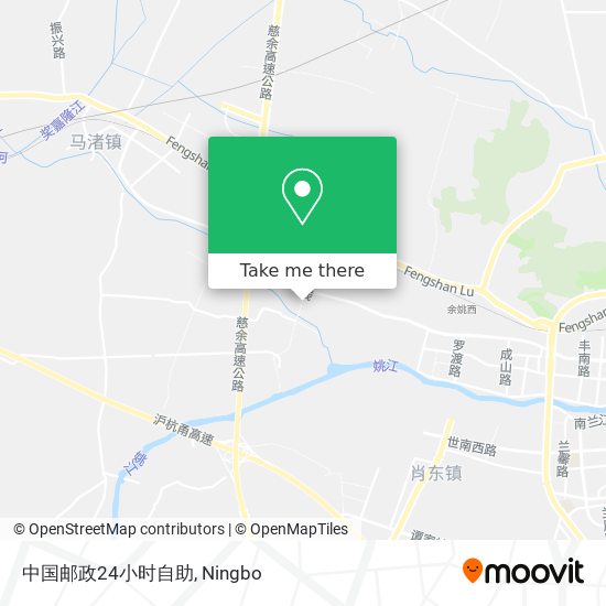 中国邮政24小时自助 map