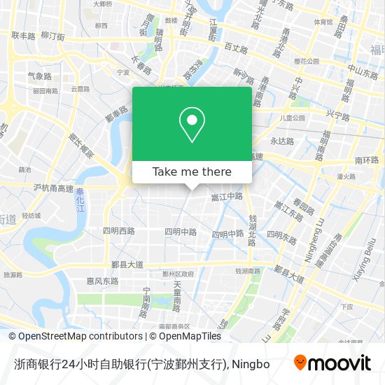 浙商银行24小时自助银行(宁波鄞州支行) map