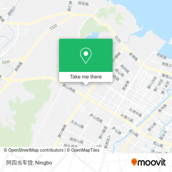 阿四当车贷 map