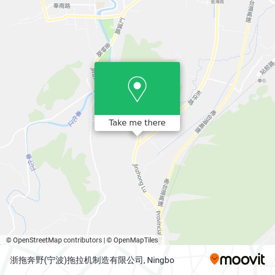 浙拖奔野(宁波)拖拉机制造有限公司 map