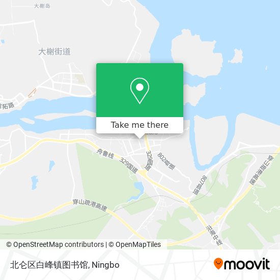 北仑区白峰镇图书馆 map
