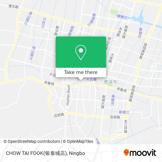 CHOW TAI FOOK(银泰城店) map