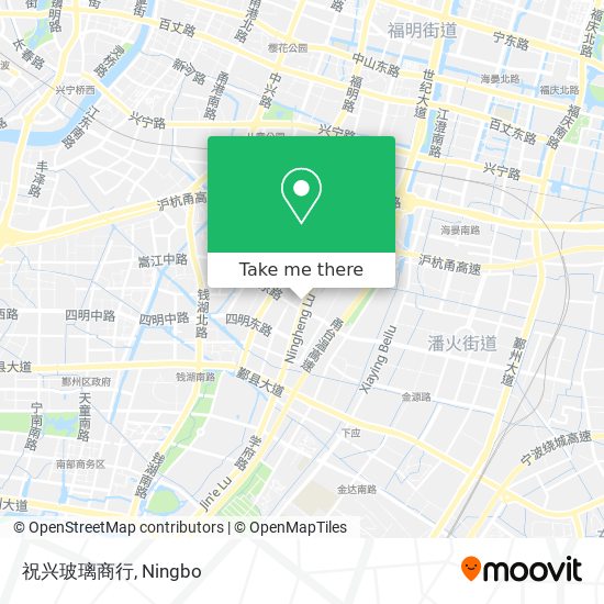 祝兴玻璃商行 map
