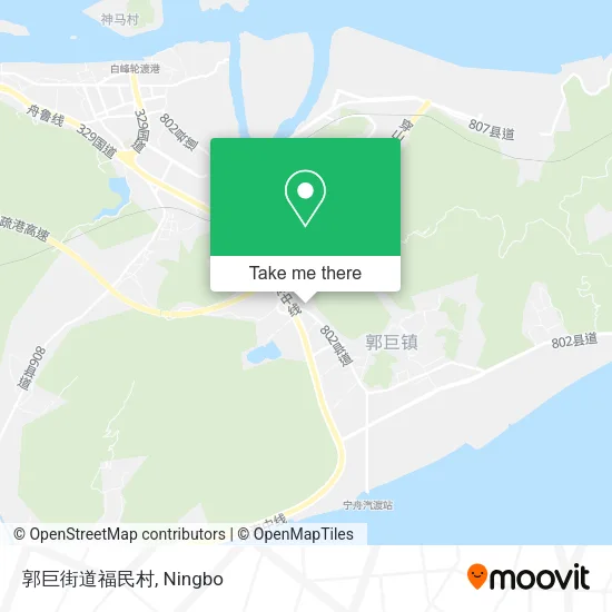 郭巨街道福民村 map