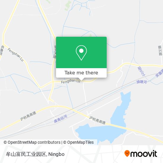 牟山富民工业园区 map