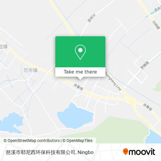 慈溪市耶尼西环保科技有限公司 map