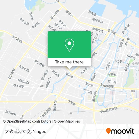 大碶疏港立交 map