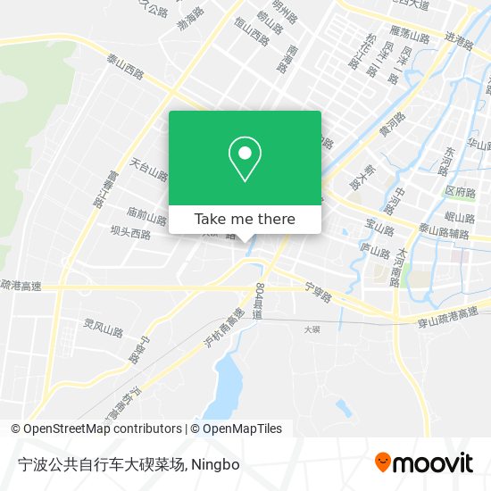 宁波公共自行车大碶菜场 map