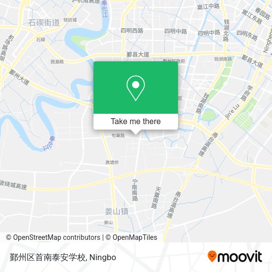 鄞州区首南泰安学校 map