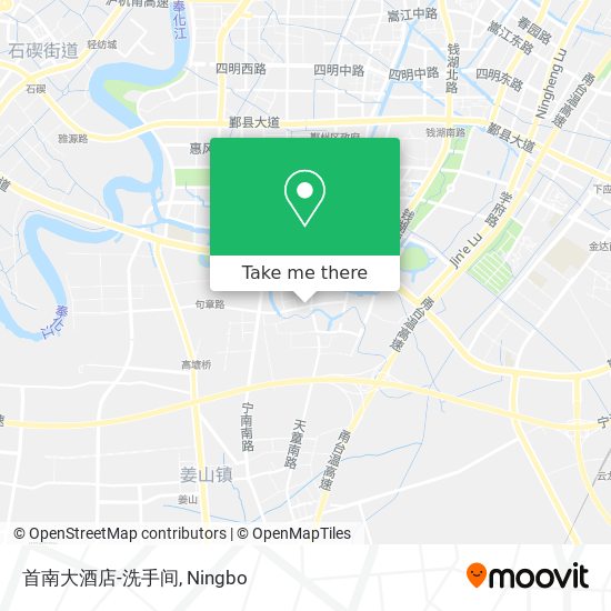 首南大酒店-洗手间 map