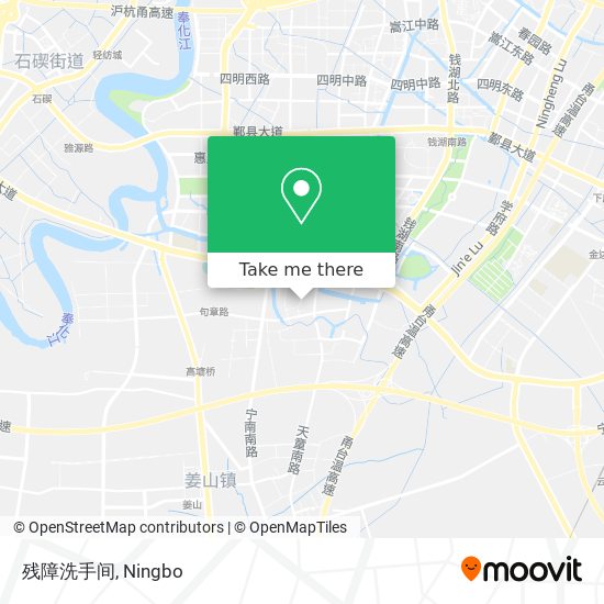 残障洗手间 map