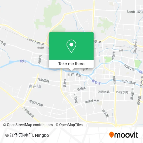 锦江华园-南门 map