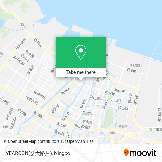 YEARCON(新大路店) map