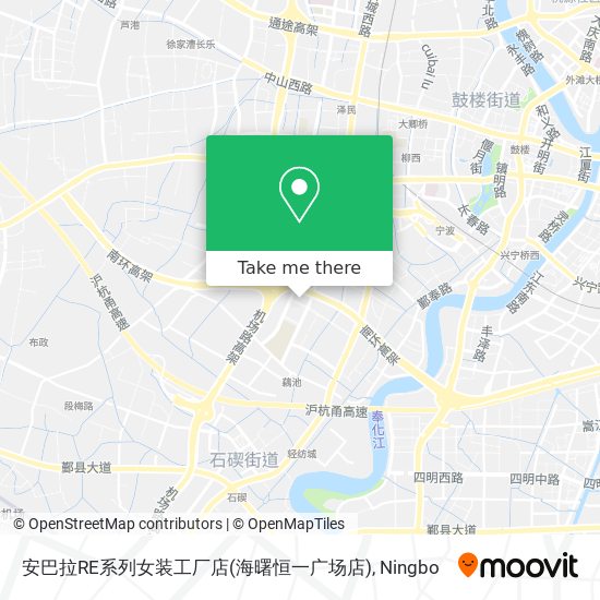 安巴拉RE系列女装工厂店(海曙恒一广场店) map