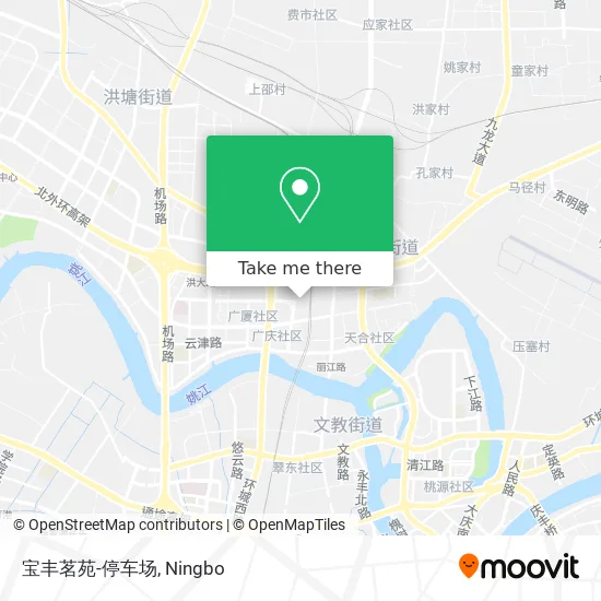 宝丰茗苑-停车场 map