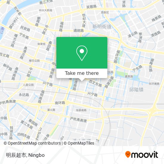 明辰超市 map