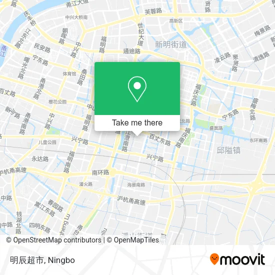 明辰超市 map