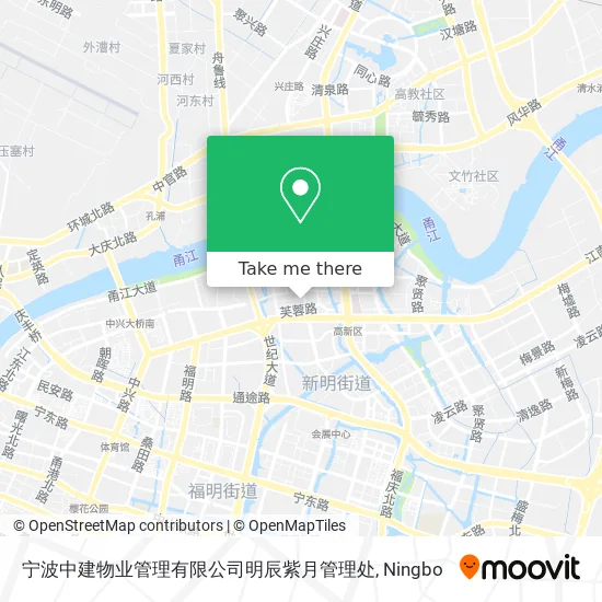 宁波中建物业管理有限公司明辰紫月管理处 map