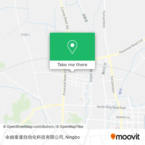 余姚泰速自动化科技有限公司 map