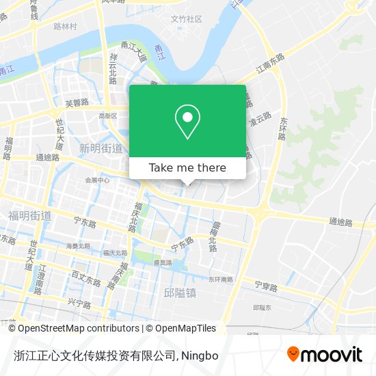 浙江正心文化传媒投资有限公司 map