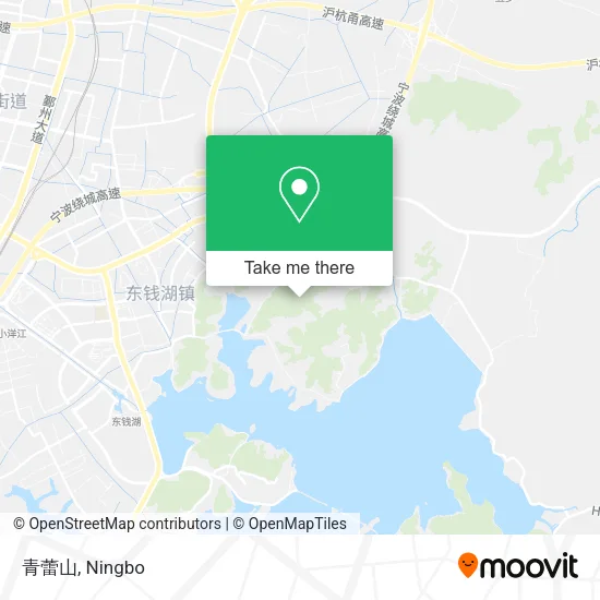 青蕾山 map