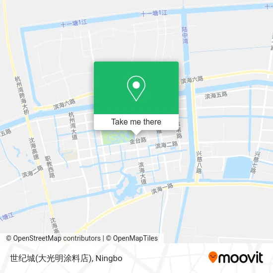 世纪城(大光明涂料店) map