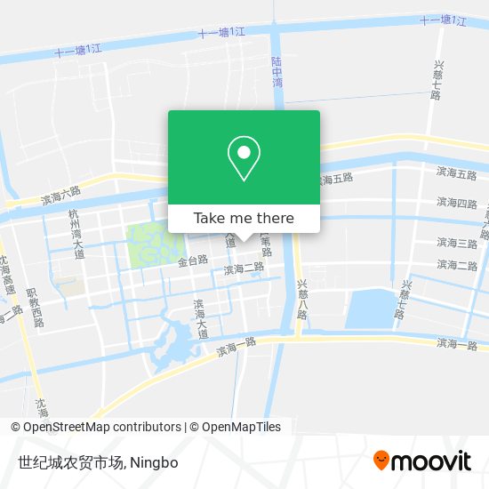 世纪城农贸市场 map