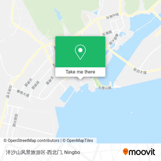 洋沙山风景旅游区-西北门 map