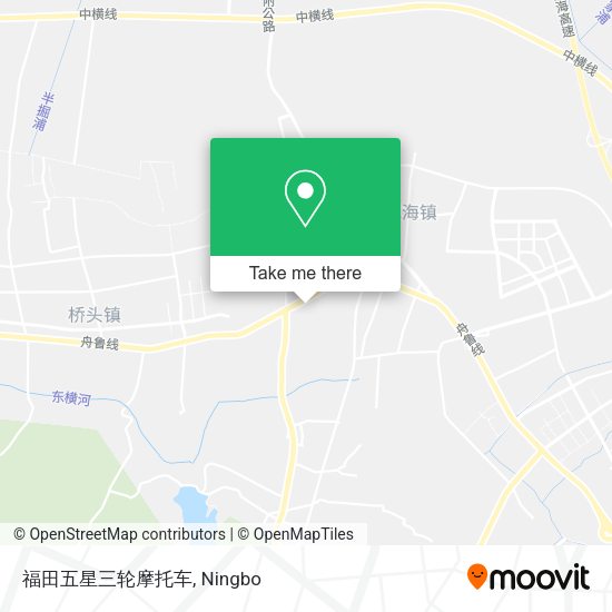 福田五星三轮摩托车 map