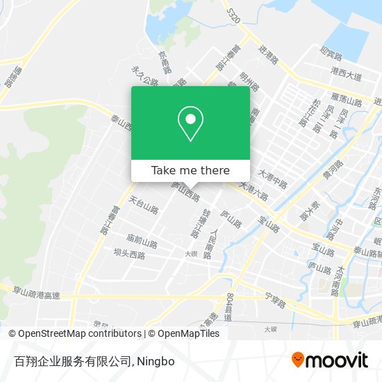 百翔企业服务有限公司 map