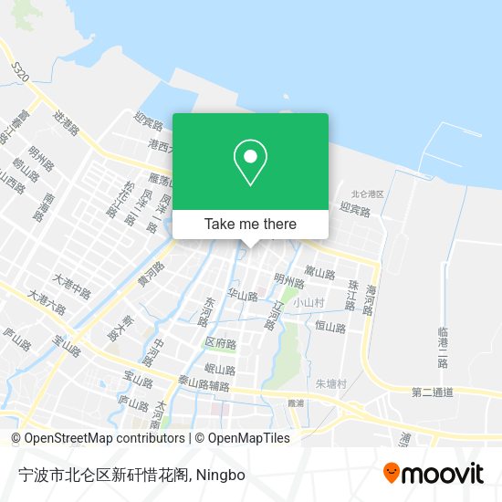 宁波市北仑区新矸惜花阁 map