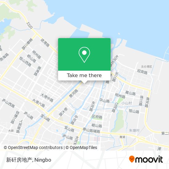 新矸房地产 map