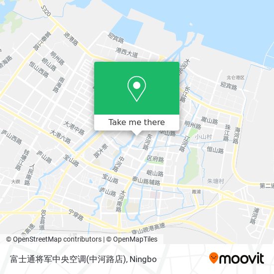 富士通将军中央空调(中河路店) map