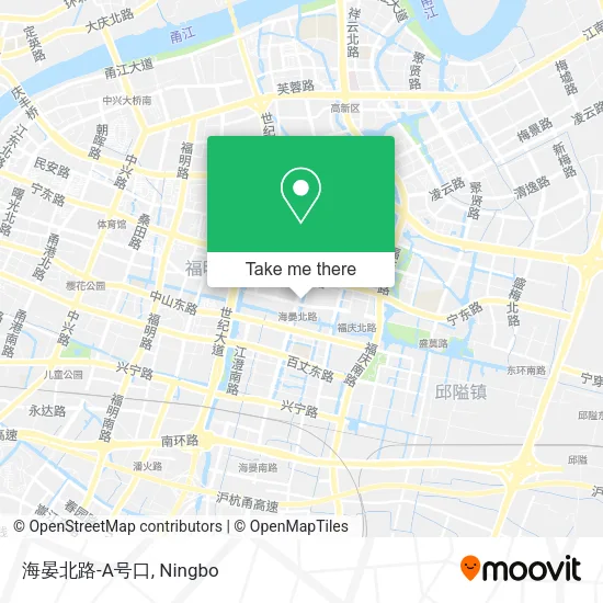 海晏北路-A号口 map