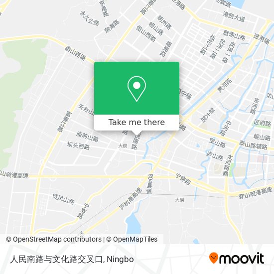 人民南路与文化路交叉口 map