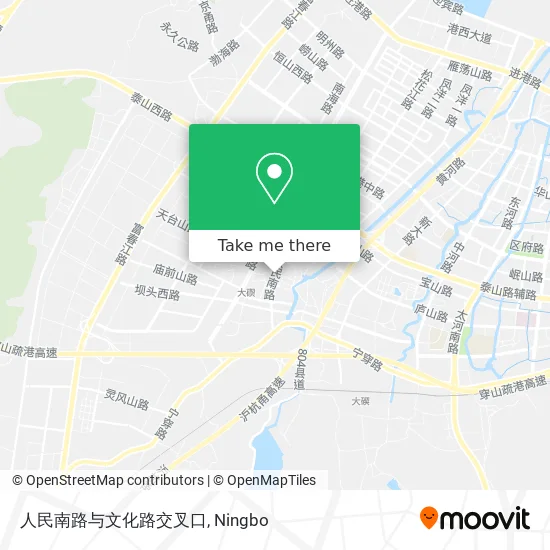 人民南路与文化路交叉口 map