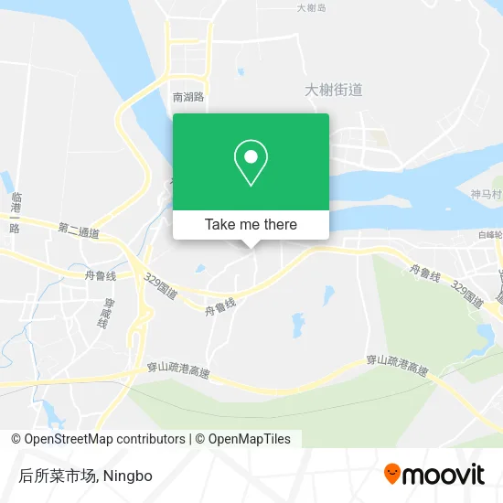 后所菜市场 map