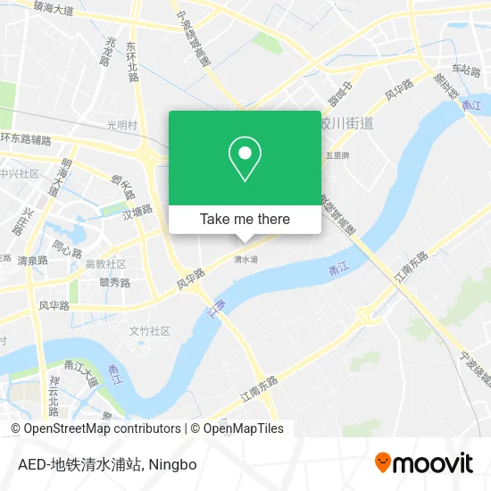 AED-地铁清水浦站 map