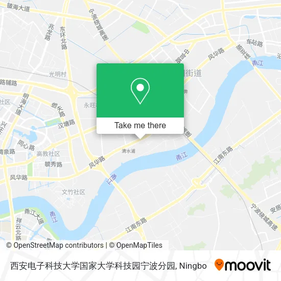 西安电子科技大学国家大学科技园宁波分园 map