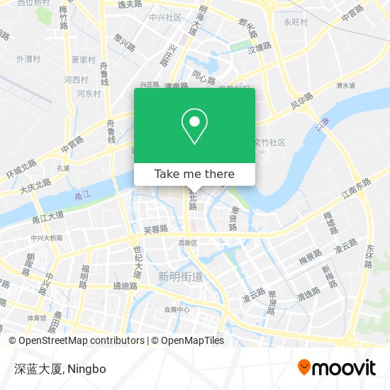 深蓝大厦 map