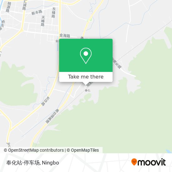 奉化站-停车场 map