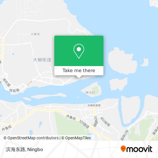 滨海东路 map