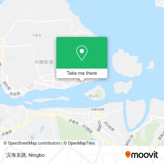 滨海东路 map