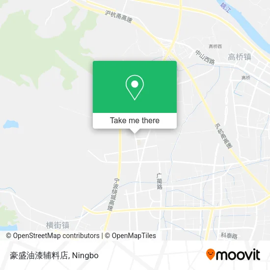 豪盛油漆辅料店 map